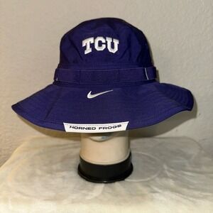 Tcu Horned Frogs Purple‎ Bucket Hat Unisex Size Small/Medium
